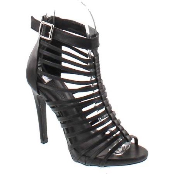 Vince Camuto Shoes - vince Camuto gladiator Stiletto Strappy Ankle Dressy Black Sandal Size 10